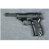Image 2 : Walther P38 DA semi-auto pistol,  import-marked, 9mm cal., 4-3/4” barrel, black  finish, black check