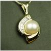 Image 2 : Very high quality 14 karat yellow gold ladies  custom made necklace set with a center round  rose pi