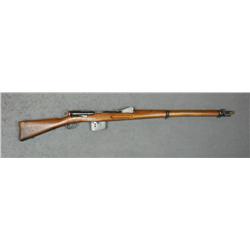 Swiss Schmidt-Rubin straight pull Model  1889  bolt-action rifle, 7.5mm cal., 30-1/2”  barrel, milit