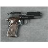 Image 1 : Llama pocket model semi-auto pistol, .22  cal., 3-1/2” barrel, black finish, checkered  mottled brow