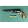Image 1 : Italian copy of a Colt Model 1860 Army  percussion revolver, .44 cal., 8” barrel,  blue and case har
