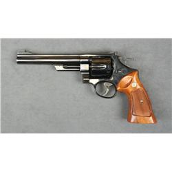 Smith & Wesson Model 25-2 DA revolver, .45  cal., 6-1/2” barrel, blue finish, checkered  medallion c