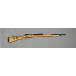 Mauser Model 98 bolt-action rifle by Czech  Brno, 8mm cal., 24” barrel, blue finish, wood  stock, #7