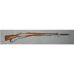 Brazilian Mauser Model 1908 bolt-action  military rifle, 7mm cal., 29-1/2” barrel,  blue finish to b
