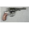 Image 2 : Russian Nagant DA revolver, 7.62 cal., 4-1’2”  round barrel, black finish, checkered wood  grips, #2