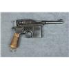 Image 2 : Mauser “Broomhandle” semi-auto pistol, import  marked with modern leather holster and  cardboard shi