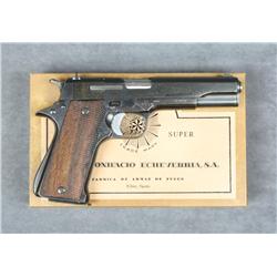Star Model Super semi-auto pistol, import  marked with Interarms cardboard shipping box,  9mm cal., 