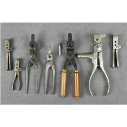 Lot of seven collector molds including an  Ideal .38-55, a Winchester .38 WCF, a  Winchester .40-65,