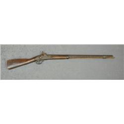 Springfield rifle converted to percussion and  period modified to fowler-style, .70 cal.,  30” barre