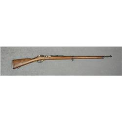 European military bolt-action rifle, 6.5mm  cal., 31” barrel, blue finish, wood stock,  sling swivel