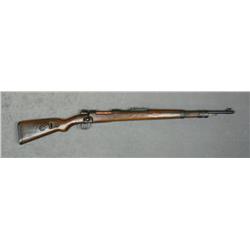 Mauser Model 98 bolt-action military rifle,  nazi proofed, 7.92mm cal.,, 24” barrel, blue  finish, w