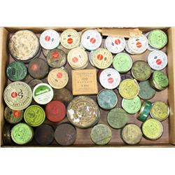 Bonanza lot of approx. 50 percussion cap  tins, various sizes, makers including  Winchester, Remingt