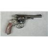 Image 2 : Russian Nagant DA revolver, 7.62mm cal.,  4-1/2” barrel, black re-finish, checkered  plastic grips, 