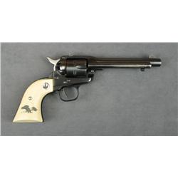 Ruger Single-Six revolver, .22 cal., 5-1/2”  barrel, black finish, faux ivory medallion  grips, #779
