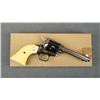 Image 3 : Colt Frontier Scout Kansas Series Fort Riley  SAA revolver, .22LR cal., 4-3/4” barrel, blue  and nic