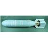 Image 1 : U.S.A.F. Practice bomb, approx. 4 feet in  height including fins, approx. 8” in diameter  and in ove