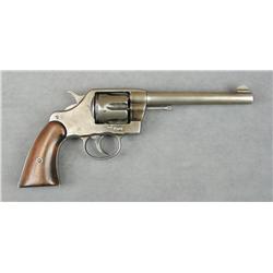 Colt Model 1892 Army martially inspected DA  revolver with July 4, 1905 last patent date,  .38 cal.,