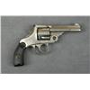 Image 1 : Harrington & Richardson DA top break  revolver, .38 cal., 3-1/4” barrel, nickel  finish, checkered b
