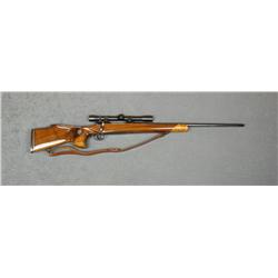 Sporterized Mauser bolt-action rifle, .270  cal., 25” barrel, re-blued finish, custom  thumb hole pi