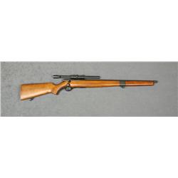 Mossberg Model 42M bolt-action rifle, .22  short, long and LR cal., 23” round barrel,  blue finish,