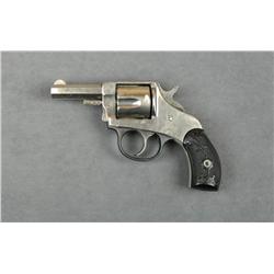 H&R “The American” Model DA revolver, .38  cal., 2-1/2” octagon barrel, nickel finish,  checkered bl