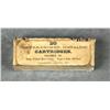 Image 1 : Very collectible early box of 20  “Centre-Primed, Metallic Cartridges –  Calibre, .50.” marked by Fr