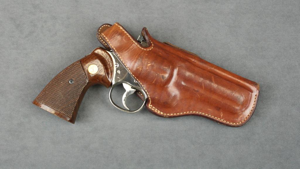 Colt Python Model DA revolver, .357 Magnum cal., 4” barrel, nickel ...