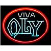 Image 1 : Neon Beer sign “Viva Oly” in overall  excellent condition at time of description.   Est.:  $100-$200