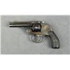Image 2 : Iver-Johnson DA concealed hammer top break  revolver, .32 cal., 3” barrel, blue finish,  checkered o