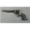 Image 2 : Colt New Frontier Model SAA revolver, .22  cal., 6” barrel, blue and case hardened  finish, checkere