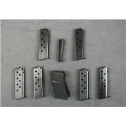 Walther Model PP DA semi-auto pistol, 7.65mm  cal., 4” barrel, blue finish, checkered black  plastic