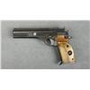 Image 1 : Beretta Model 76 semi-auto target pistol,  .22LR cal., 6” barrel, black finish with  non-reflective 