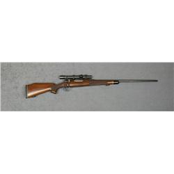 Sporterized Mauser Model 98 bolt-action  rifle, nazi proofed, 7mm cal., 24” barrel,  re-blued finish