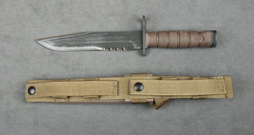 Ontario Knife Co. manufactured U.S. military 3S USMC Combat marked