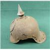 Image 1 : Out-of-the-attic condition German metal  picklehaub helmet with spread eagle front  piece.   Est.:  