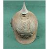 Image 3 : Out-of-the-attic condition German metal  picklehaub helmet with spread eagle front  piece.   Est.:  