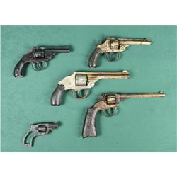 Bonanza lot of misc. pocket guns including a  Harrington and Richardson DA top break, .32  cal., 3” 
