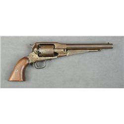 Remington Model 1858 single action percussion  revolver, .44 cal., 8” octagon barrel, wood  grips, #