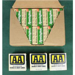 Lot of two cases of shotgun shells including  19 boxes of 25 each 12 gauge Skeet loads by  Wincheste