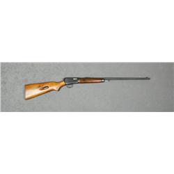 Winchester Model 63 semi-auto rifle, .22LR  cal., 23” round barrel, blue finish, wood  stocks, #1316