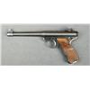 Image 2 : Ruger Mark I semi-auto target pistol, .22LR  cal., 7” round barrel, black finish,  checkered thumb r