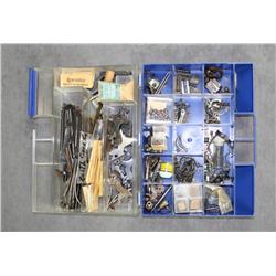 Great lot of misc. parts in a plastic  compartment case, primarily Colt SAA items  including hammers