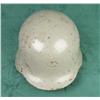 Image 1 : German style metal military helmet painted  grey with majority of that finish remaining;  some nicks