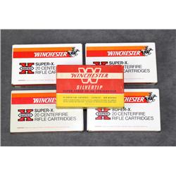 Ammo lot five boxes of .30-06 Winchester  cartridges, one box of .30 Match ammo, one  box of Silvert