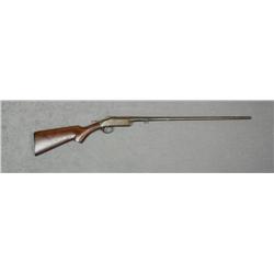 Iver-Johnson single shot tip-up shotgun, .410  gauge, 28” barrel, blue and case hardened ,  wood but