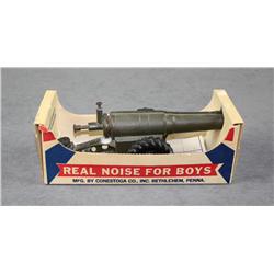 Collectible Big Bang 60mm iron toy cannon in  excellent condition with its original  cardboard box a