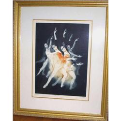 Les Eleves By G.H. Rothe Mezzotint Signed and Numbered