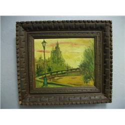 Antique European Oil Signed - E. Othon Friesz