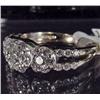 Image 2 : 14K WHITE GOLD DIAMOND RING - SIZE 6