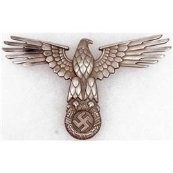 RARE GERMAN NAZI WAFFEN SS GORGET EAGLE